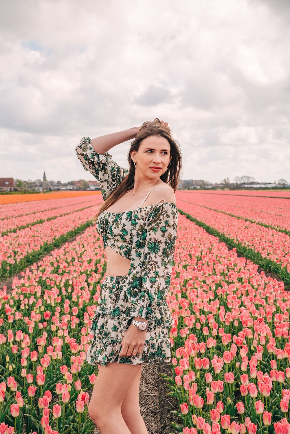 クロード・モネ、「Tulip Fields at Sassenheim,near Amazon.com: Claude Monet Tulip Fields At Sassenheim Near Leiden